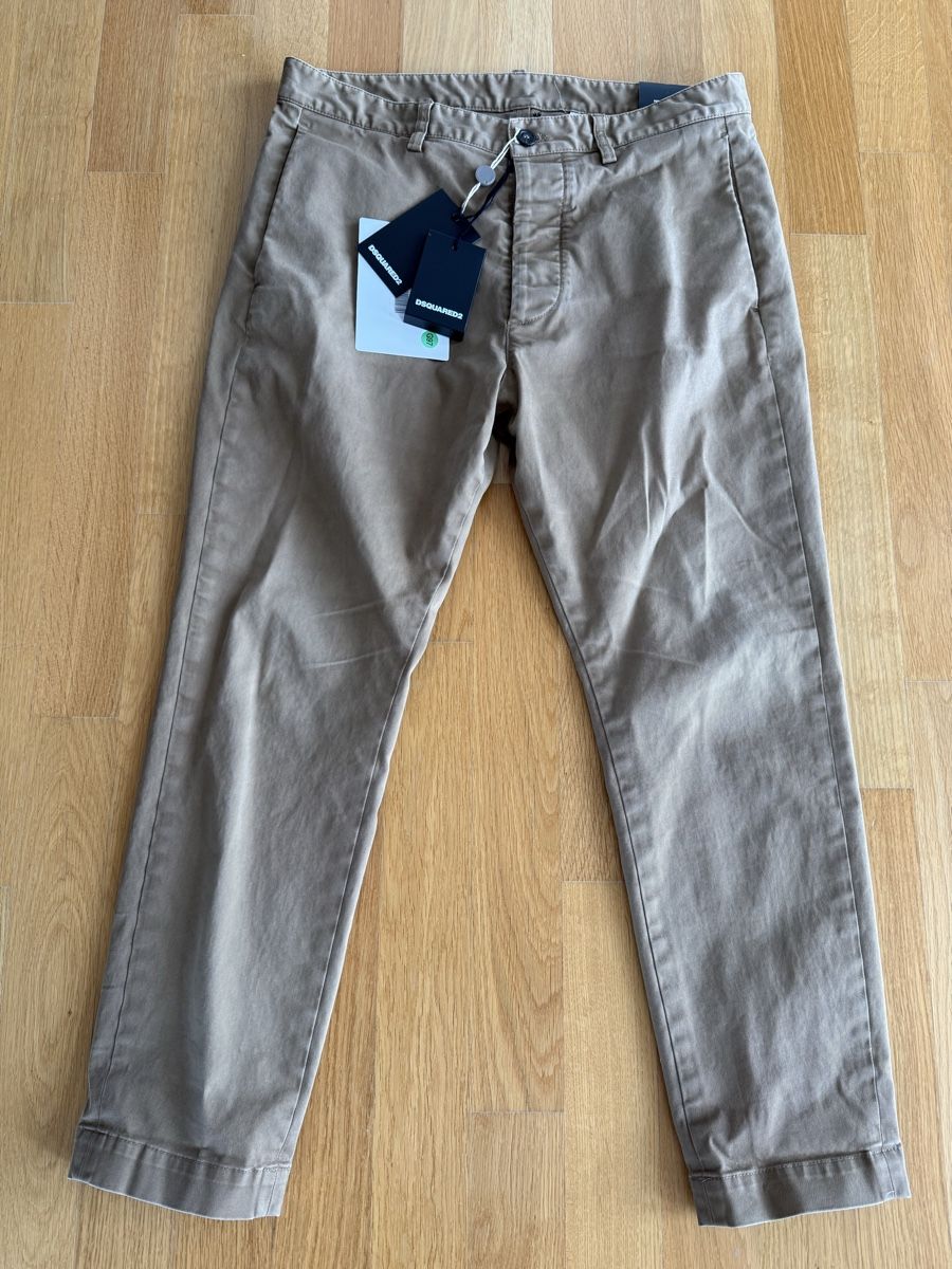 Dsquared2 Pantaloni: 100% originale Dsquared2 Chino Hose beige Gr. 48 - Defekt – Difettoso da Basel venduto da trend_shop_schweiz 1