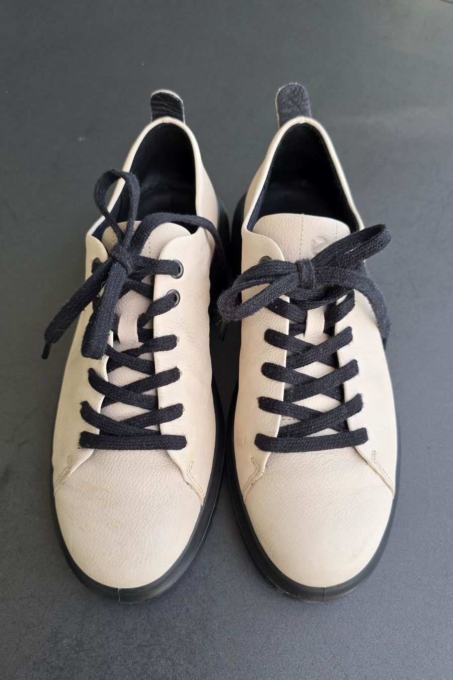 Ecco Scarpe da donna: Ecco Lederschuh beige – Usato da Zell LU venduto da div_w55n