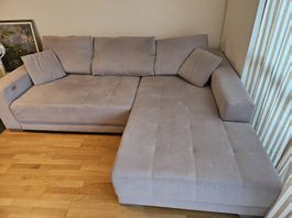 Sofa hellgrau 