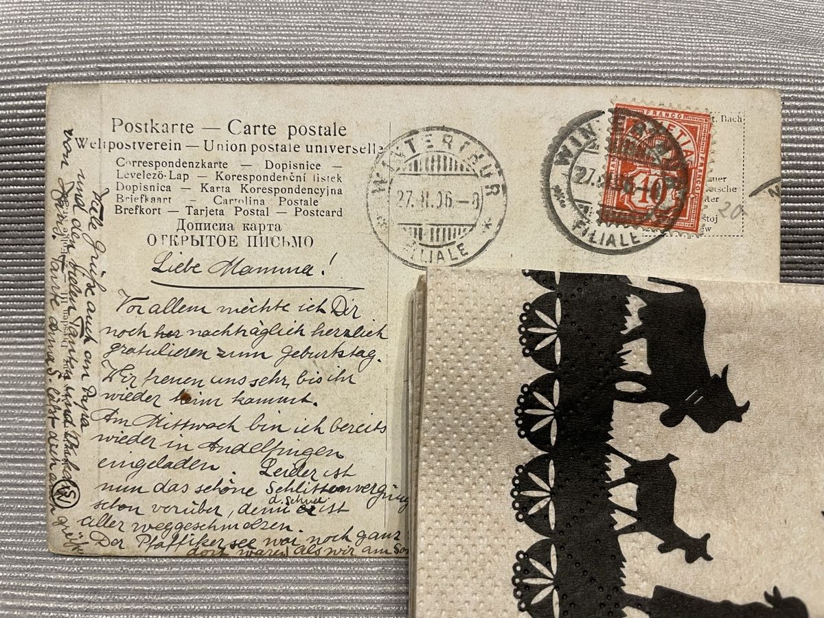 Ansichtskarten: AK mit Bild von Rubinstein – Gebraucht aus Rümlang von Kartenpost1 1