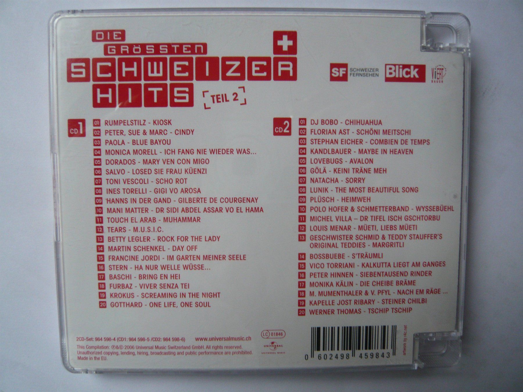 CDs: VARIOUS DIE GRÖSSTEN SCHWEIZER HITS 2 – D'occasion à Winterthur par Cajun 1