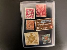 SAMMLER Briefmarken Helvetia