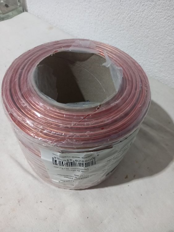 SeKi Flach Lautsprecherkabel 100m - 2x2,5mm² CCA Für HiFi & Heimkino