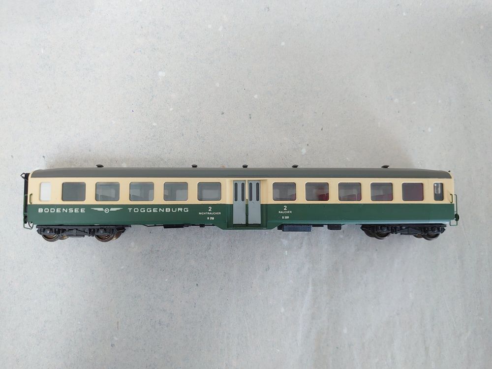 HAG REMORQUE AUTORAIL BODENSEE / TOGGENBURG 1E / 2E CLASSE