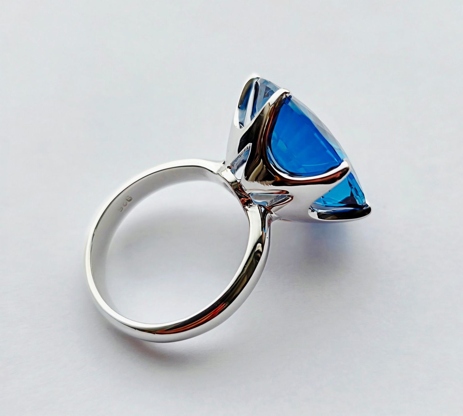 Ringe: Blau Topas Solitaire Fingerring – Neu (gemäss Beschreibung) aus Zürich von Benedikt21 7
