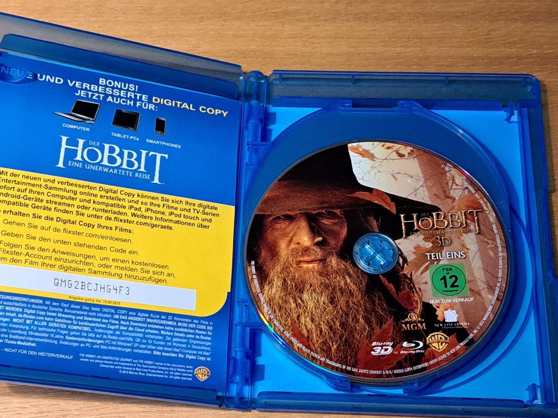 Alle DVDs: Blu-ray Hobbit 1, Eine unerwartete Reise. Boxset mit 4 Discs – Neu (gemäss Beschreibung) aus Unterseen von Kanica 3