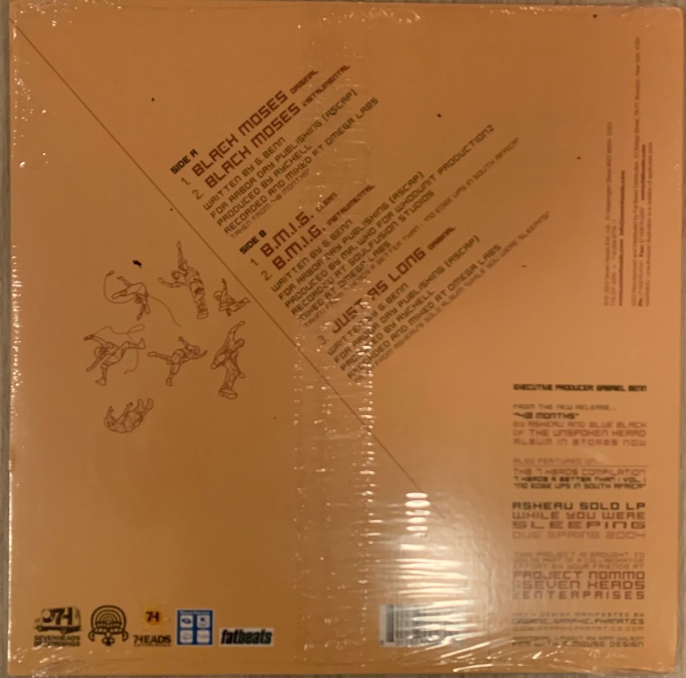 Dischi in vinile: ASHERU -  Black Moses Maxi Lp 2003 Neu + OVP – Usato da Mühlethal venduto da superfast78 1