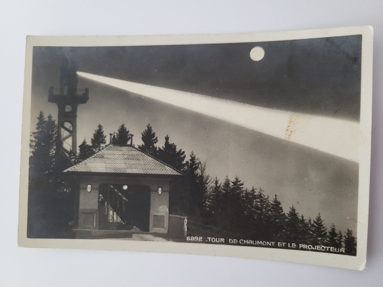 Ansichtskarten: Ansichtskarte Tour du Chaumont und Projektor R28 – Gebraucht aus nunningen von mic_88k2