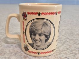 1x Klin Craft Cup Tasse Lady Diana & Prinz Charles Hochzeit