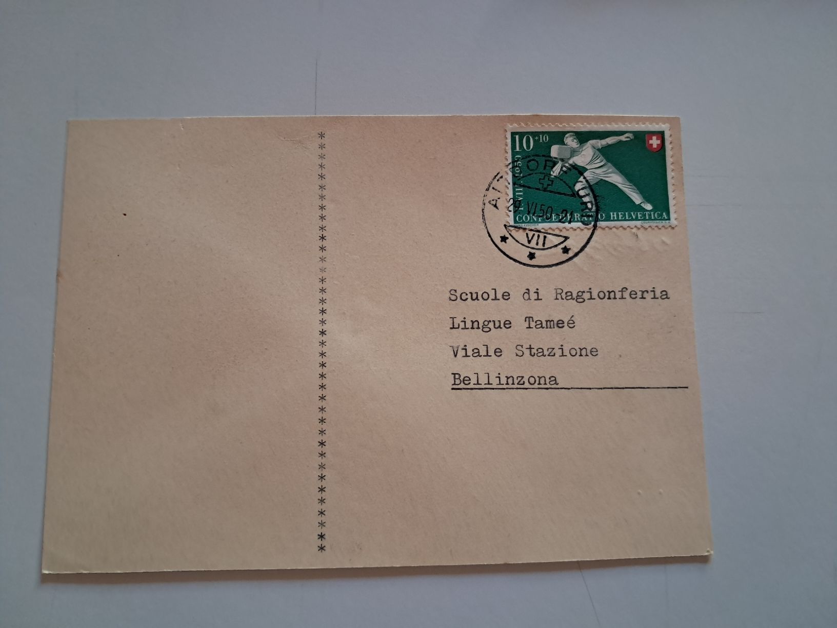 Cartoline postali: Scuola lingue Tamee – Usato da Gorduno venduto da ema_7yhp
