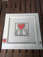 Keith Haring "Freundschaft" Framed Pop Art Print