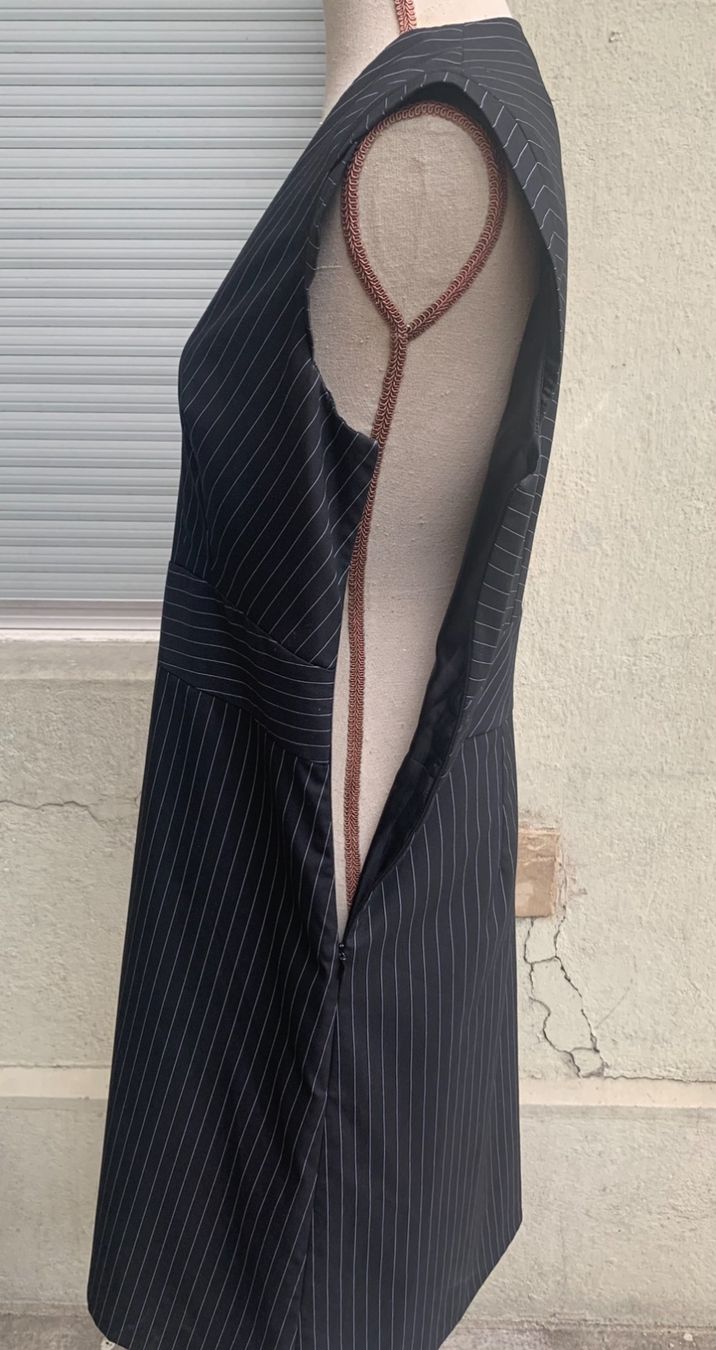Maison 123 Vestiti: Superbe robe fourreau MAISON 123 style pinstripe t.40 – Nuovo (secondo la descrizione) da Martigny venduto da only__you 6