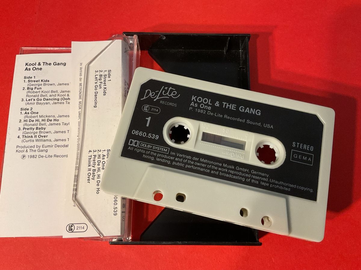 Musicassette: Kool & The Gang As One Cassette 1982 – Usato da Steinach venduto da Quarkie 1
