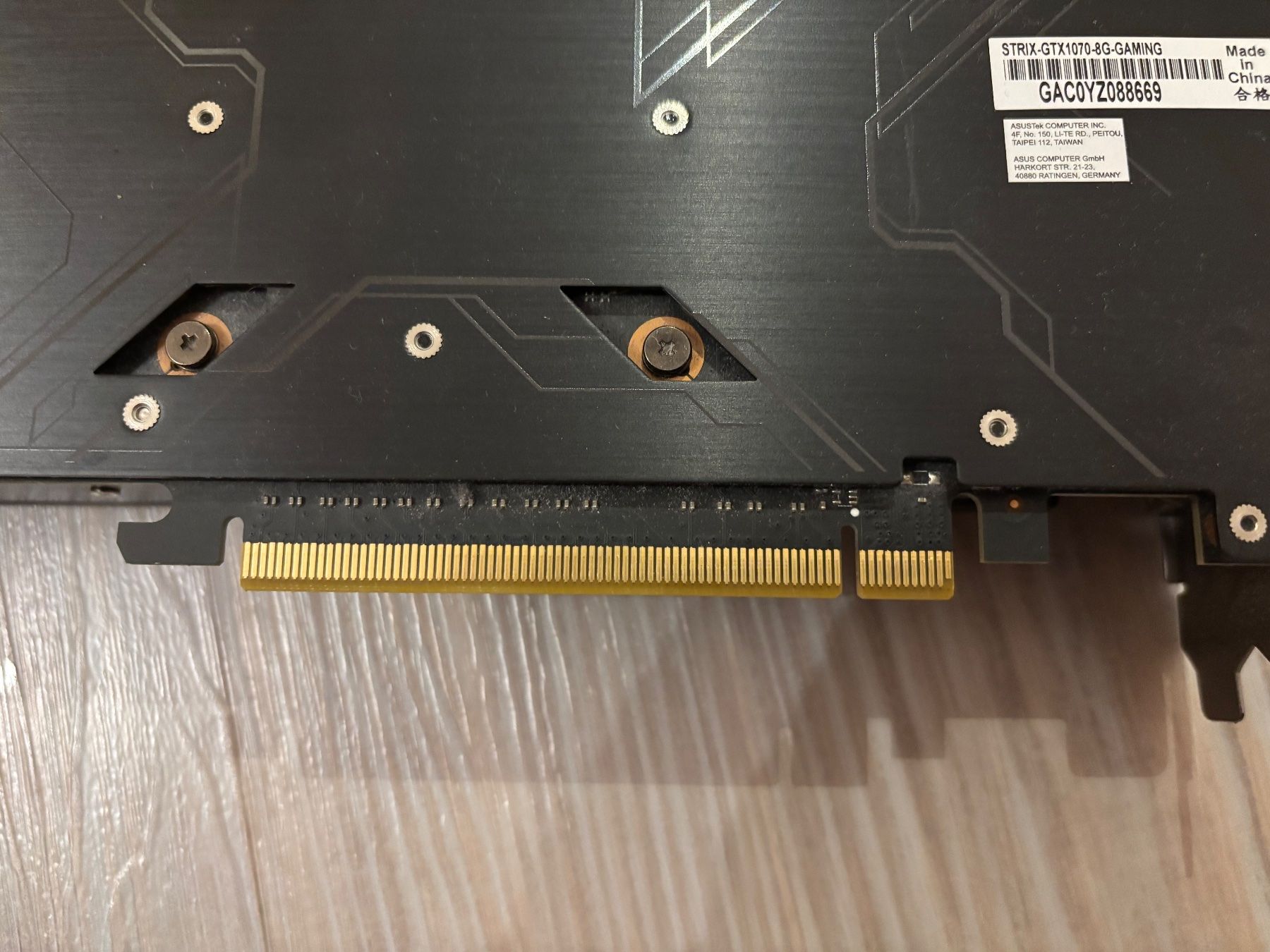 Nvidia Schede grafiche: Asus ROG GTX 1070 – Usato da Weinfelden venduto da PC_4_live 2