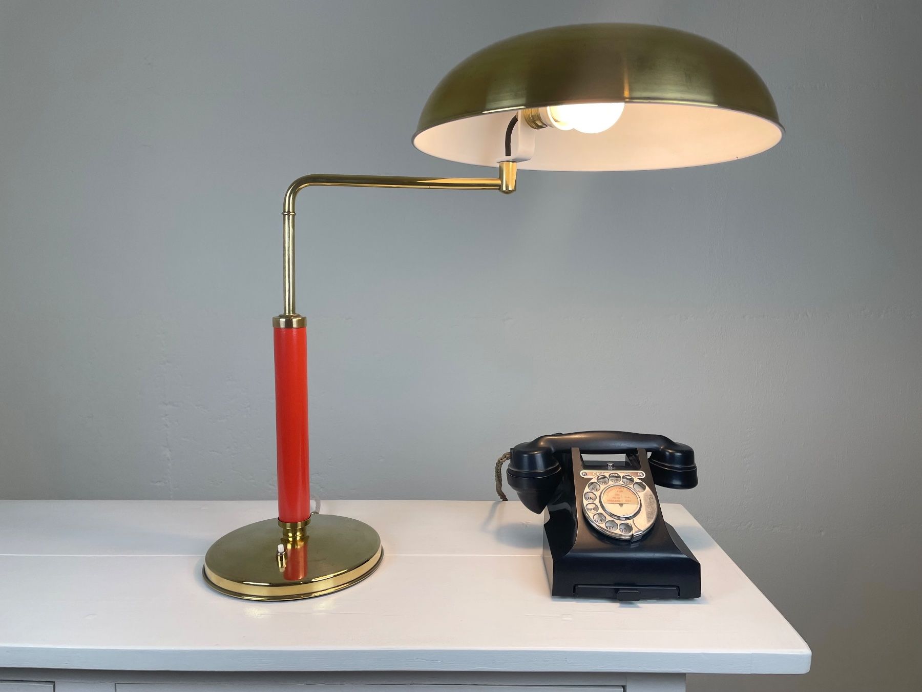 Amba Lampen: Vintage lamp renewed Alfred Müller AMBA BASEL – Gebraucht aus Genthod von lightyear63 2