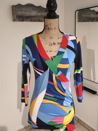 Ralph Lauren Print Shirt Gr S/P Sommerlich bunte Farben 