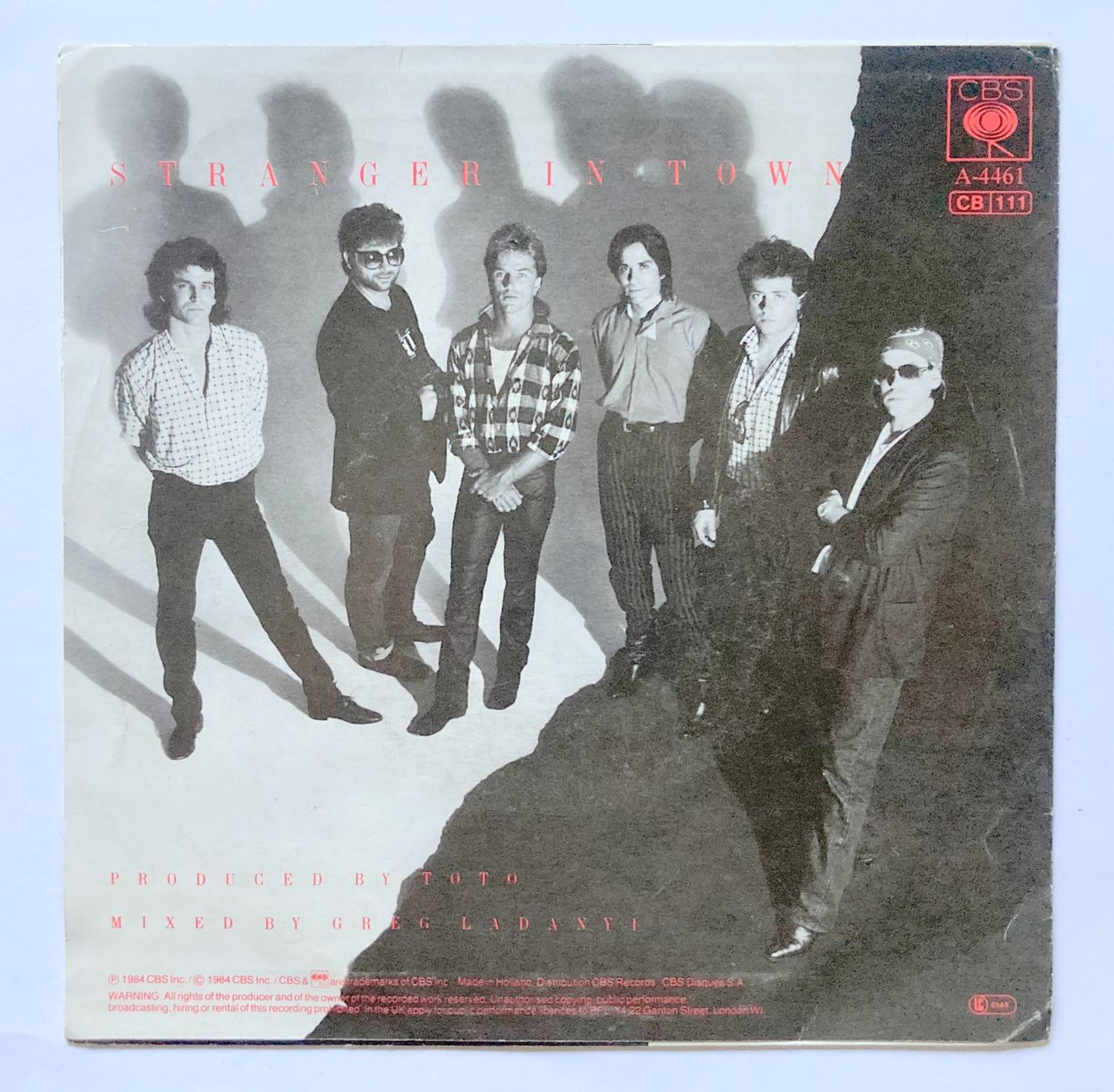 Schallplatten: TOTO - STRANGER IN TOWN – Gebraucht aus Bottens von hotter-than-hell 1