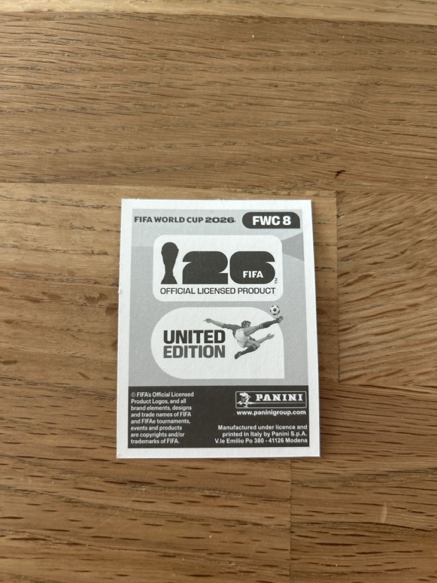 Panini Carte collezionabili: Panini FWC 8 – Nuovo (secondo la descrizione) da Bern venduto da cin_r7xm 1