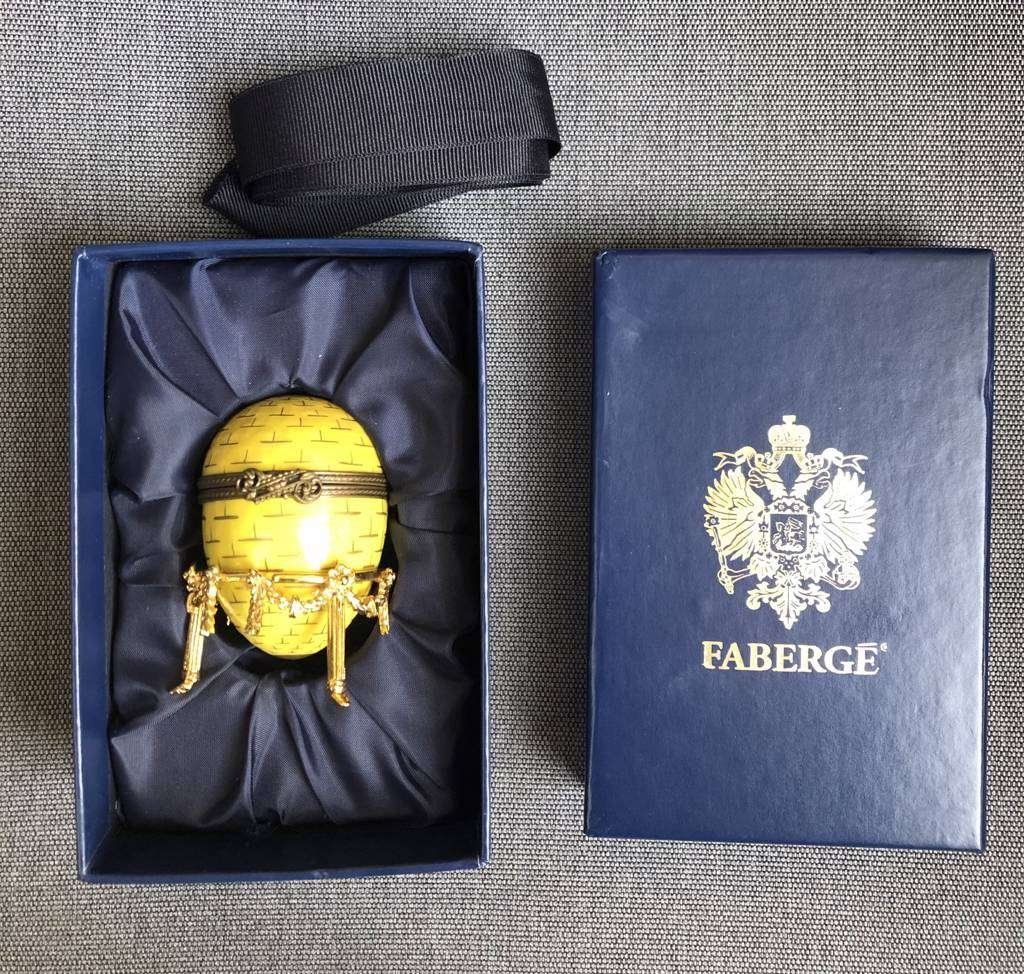 Fabergé Orologi: Fabergé - Ei mit Uhr – Nuovo e nell'imballaggio originale da Zürich venduto da Nazerali8002 3