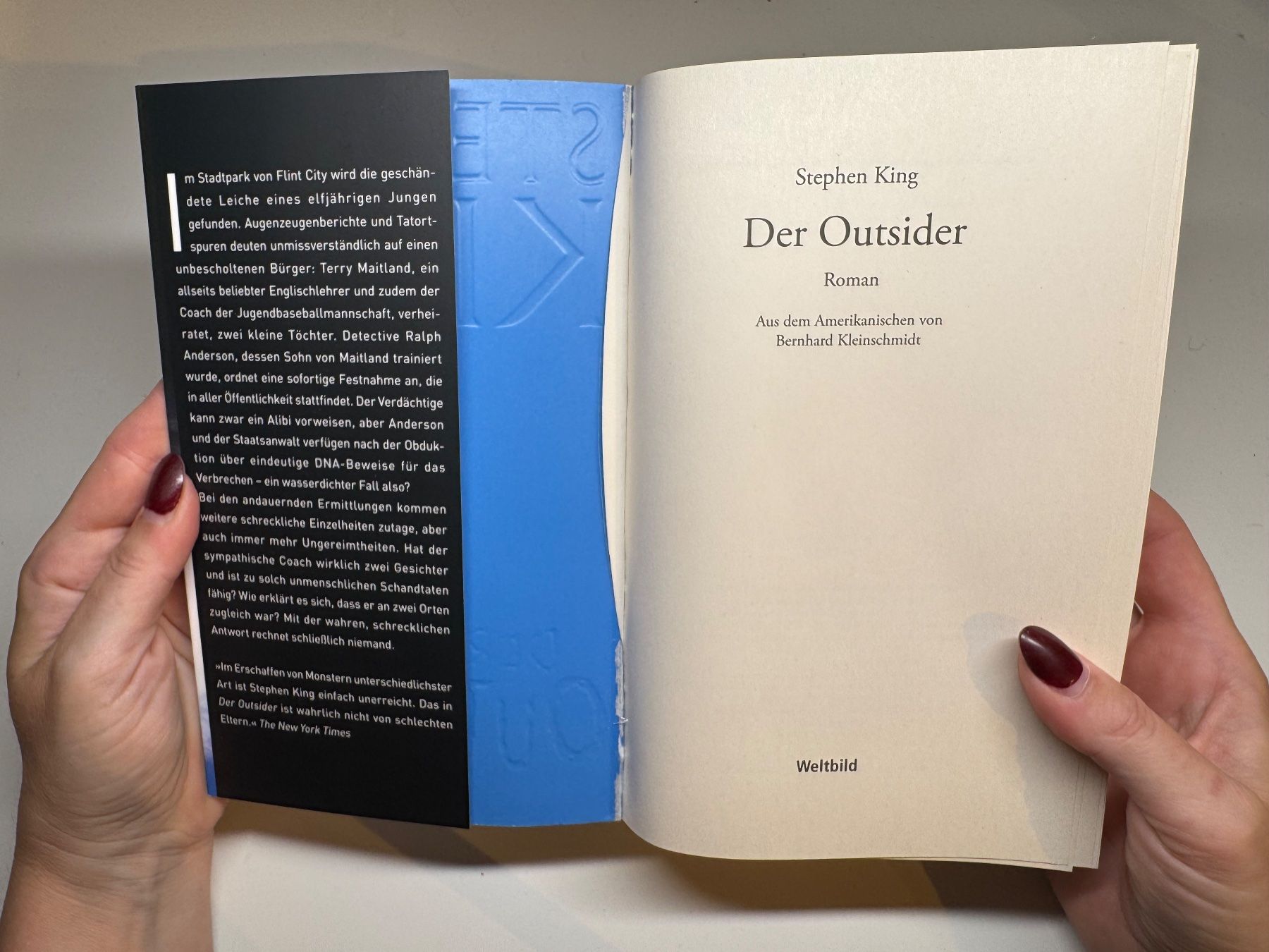 Libri: ROMAN: Stephen King, Der Outsider – Usato da Grosswangen venduto da Deutsche_Romane 2