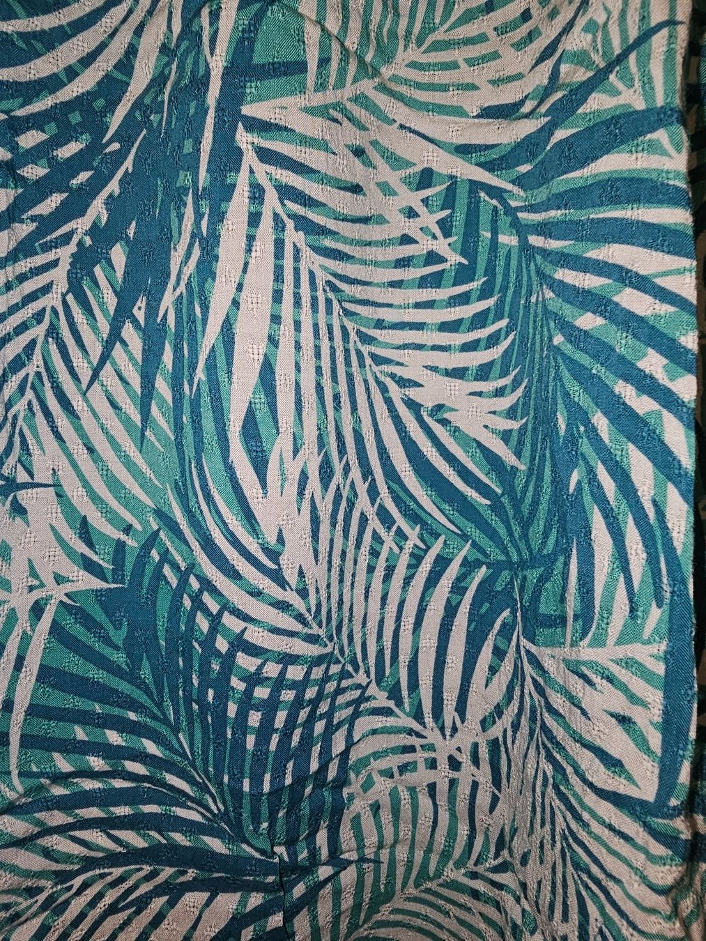 Kleider: Ärmelloses Kleid / Tunika mit Palmenmuster, XL – Gebraucht aus Heiden von Taronia 2