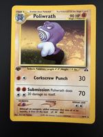 Pokemon Poliwrath Holo Neo Discovery 9/75 1° Edizione 
