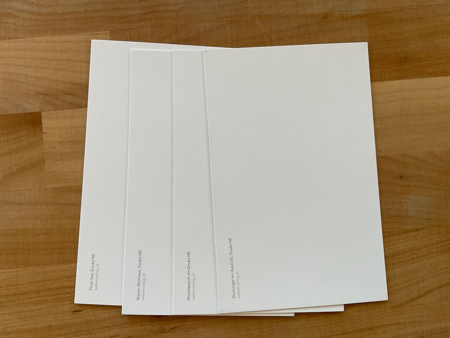 Cartoline postali: 4 AK von Doubs – Nuovo (secondo la descrizione) da Rümlang venduto da Kartenpost1 1