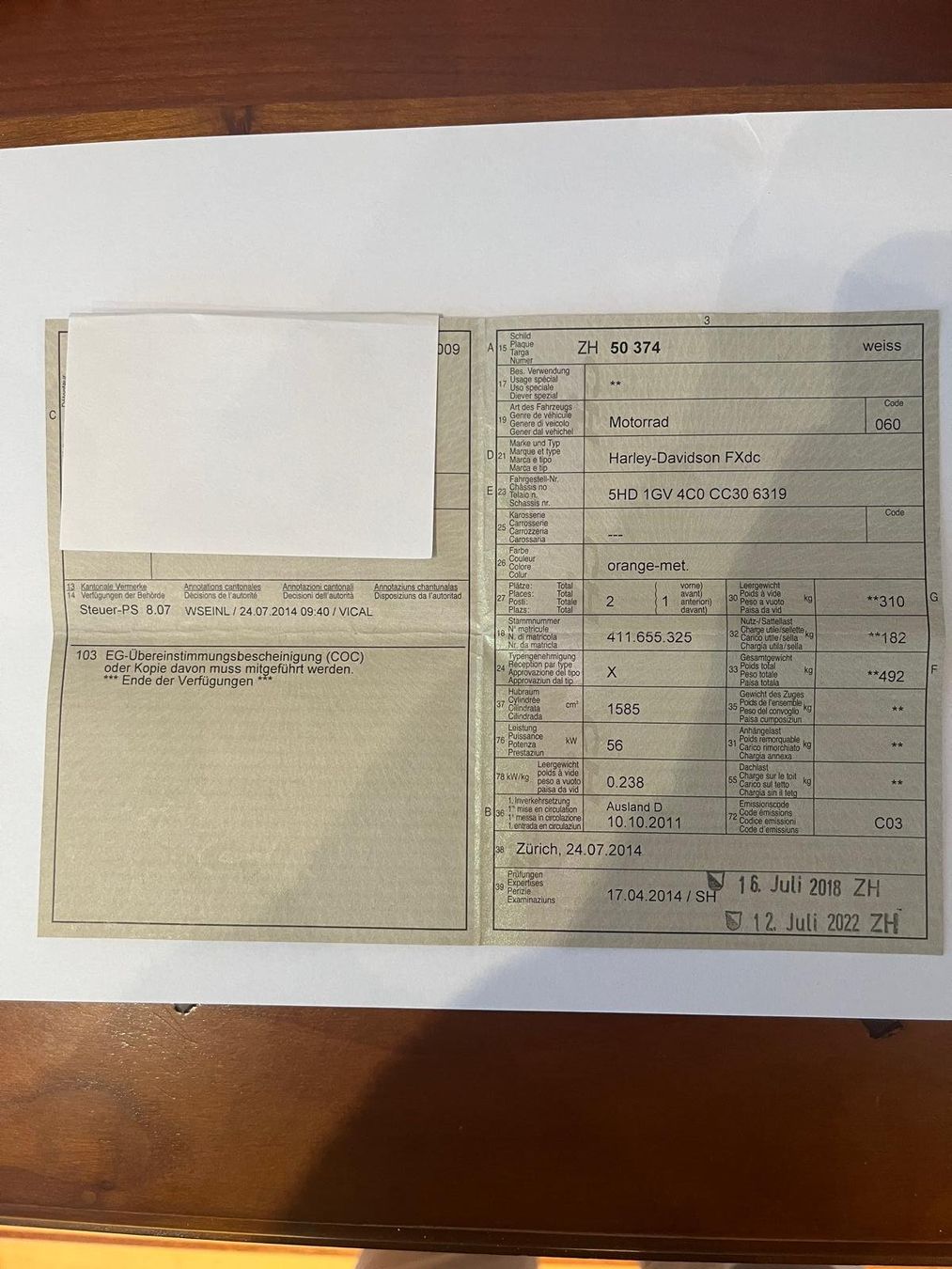 Harley-Davidson Altro: Harley-Davidson FXdc 76PS – Usato da Nürensdorf venduto da Manta21 5