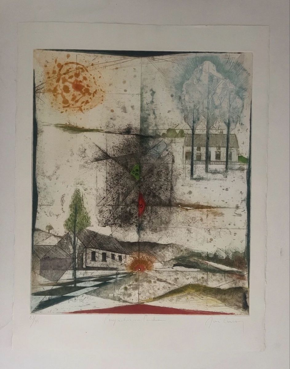 Grafiken & Lithographien: Rene Carcan, Handsigniert, nummeriert – Gebraucht aus Rain von Pic-Ass 1