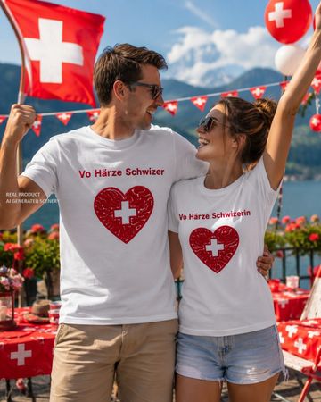 01. August T-shirt. Schwiizerin.