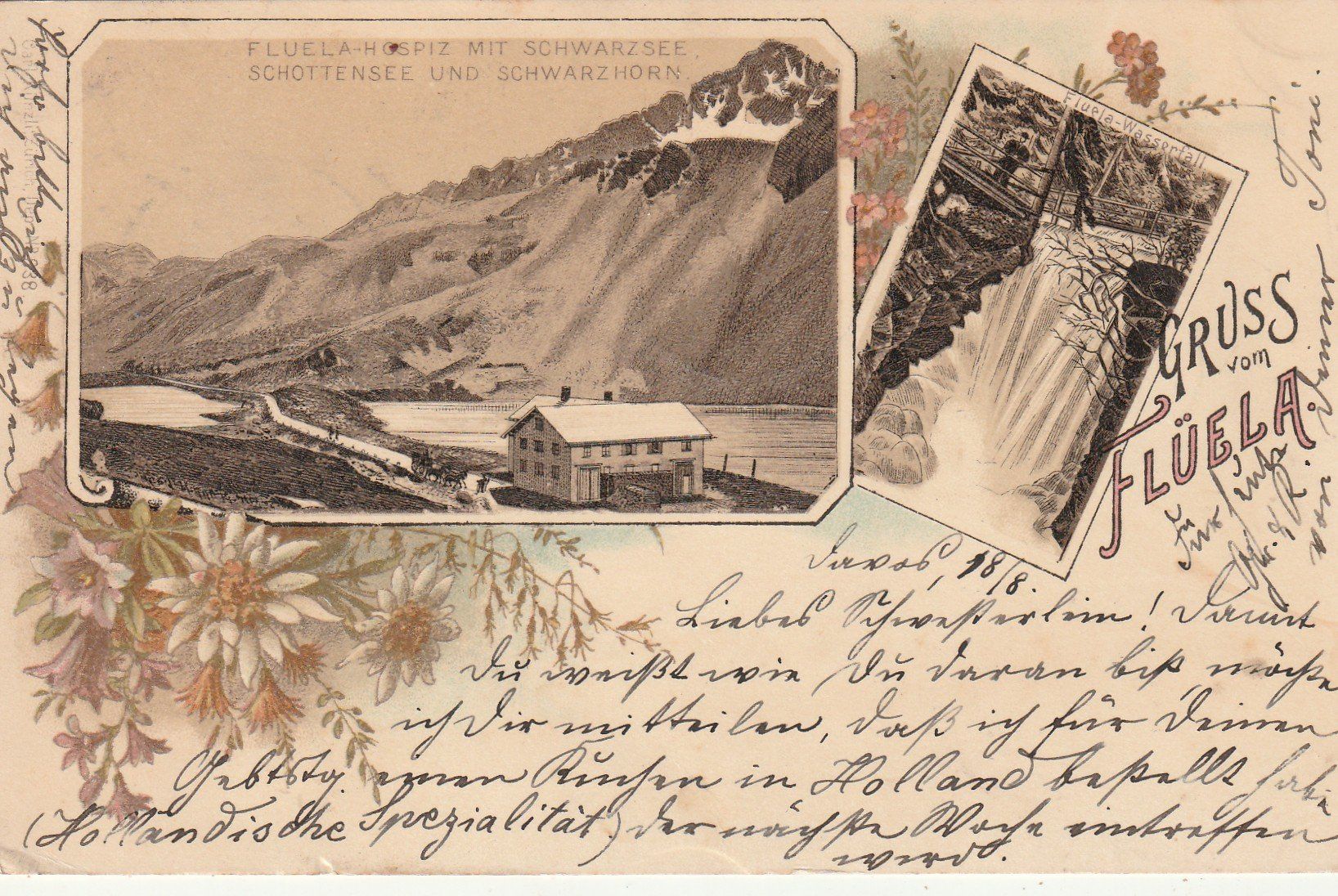 Cartoline postali: Flüela Litho – Usato da Rorschacherberg venduto da fratovi2