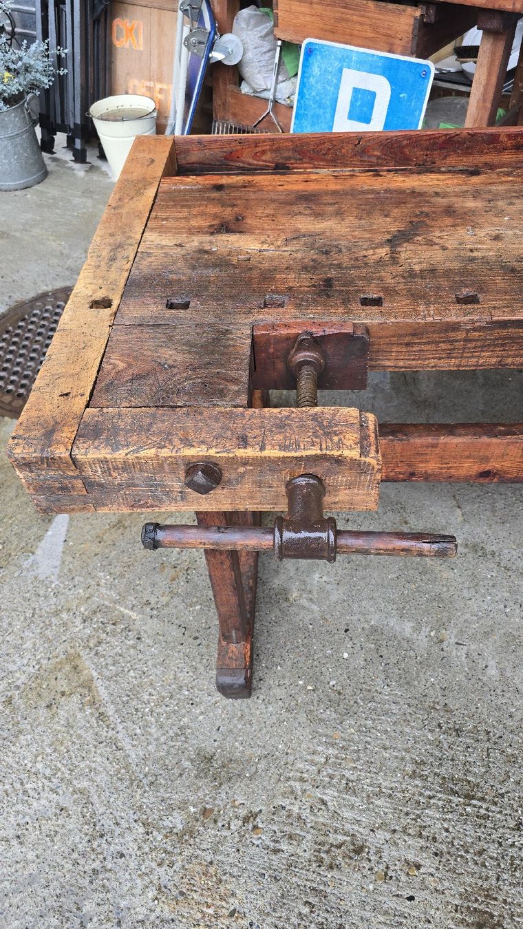 Banchi da lavoro: Alte Werkbank, Loft Style, 230cm lang – Usato da Oberaach venduto da Wicktrade 8