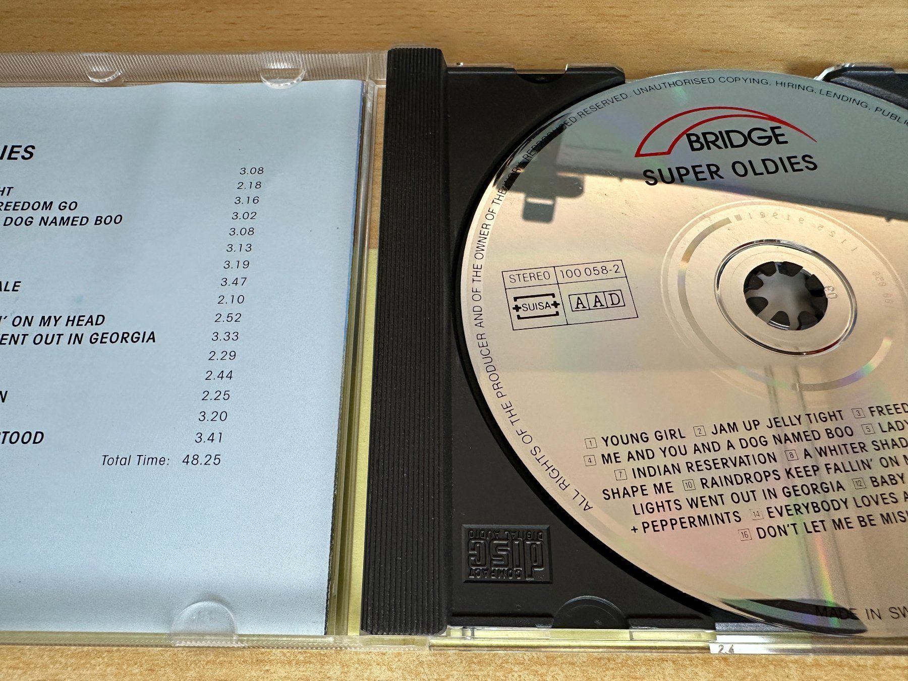 CD: E5 Various – Super Oldies – Usato da Rikon im Tösstal venduto da Alpenmutz 2