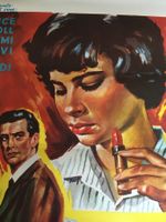 🟡 Original Cinema Poster LIPSTICK 1960 - VINTAGE 60er Jahre