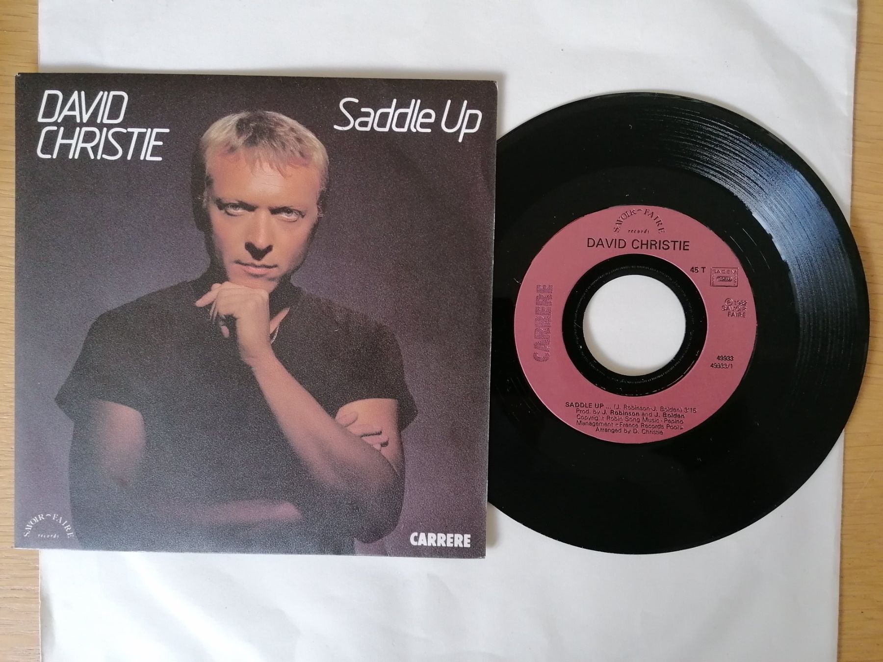 Vinyles: David Christie --  Saddle Up – D'occasion à Beinwil am See par Funkthesizer