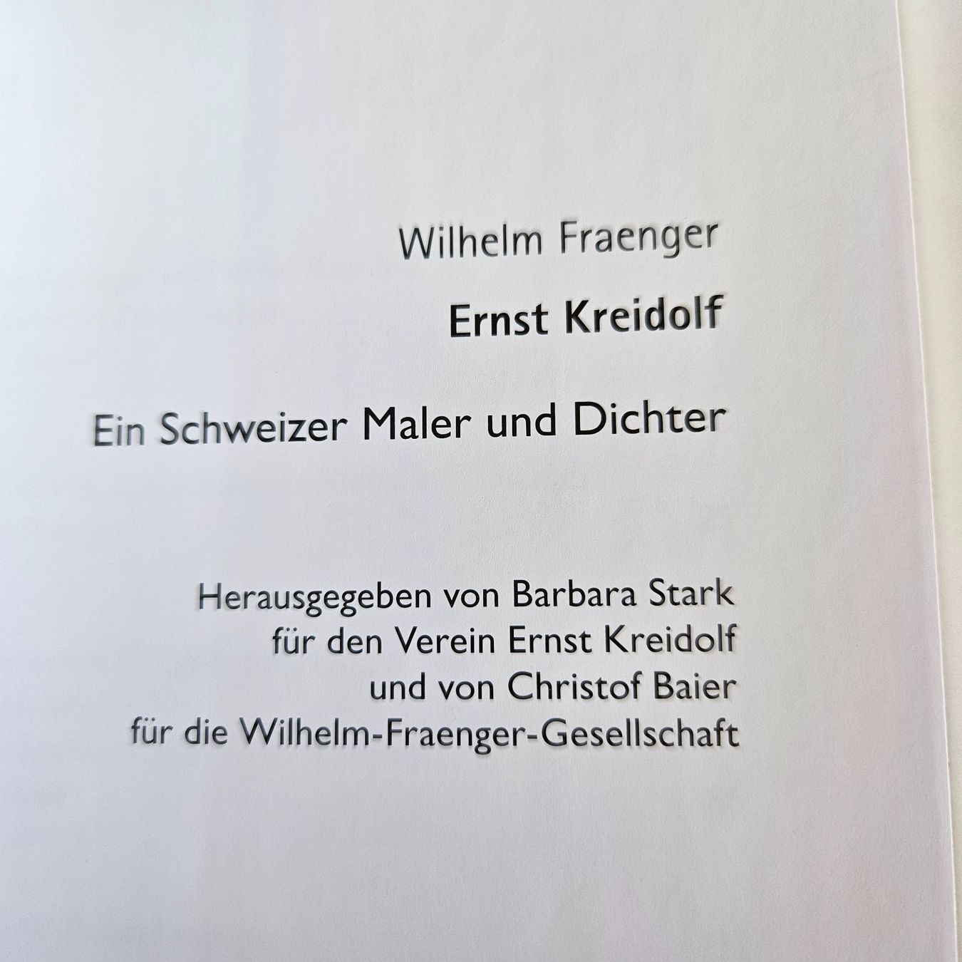 Libri: ERNST KREIDOLF, Ein Schweizer Maler und Dichter – Nuovo (secondo la descrizione) da Uster venduto da Sonnenblume212 2