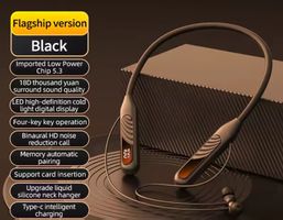 Bluetooth Kopfhörer Nackenbügel kabellos HiFi Headset Bass