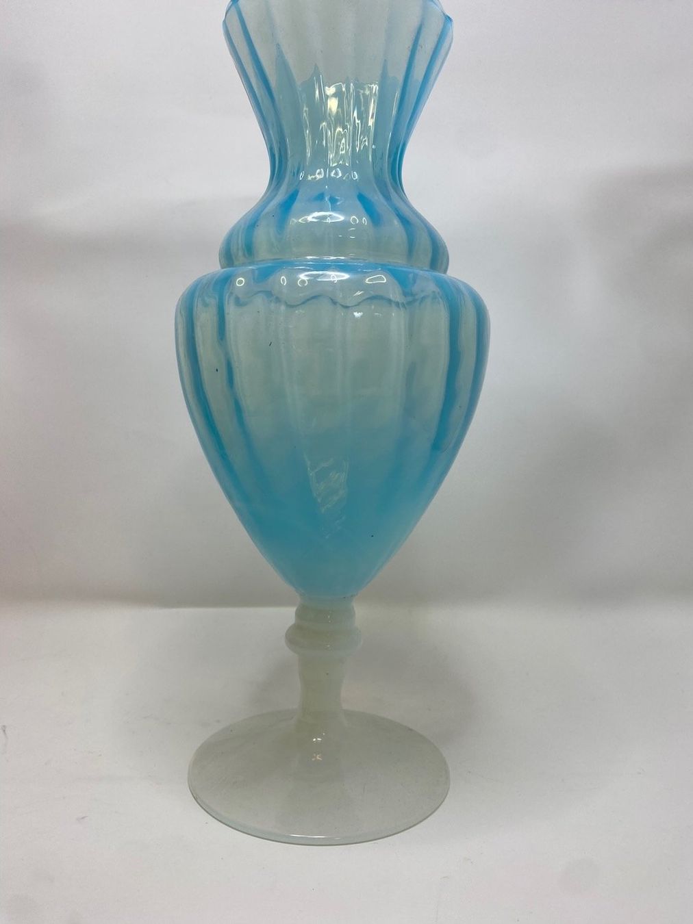 Murano Vasi & Recipienti: Sehr schöne große antike Opalglas Vase – Usato da Steinhausen venduto da einzelstueck-brocki 5