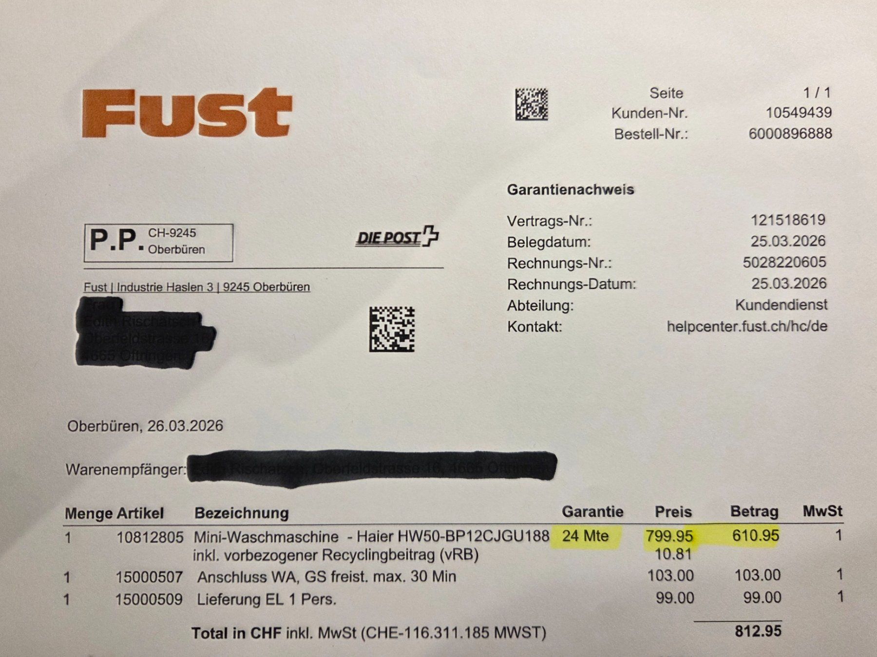 Haier Lavatrici: Mini-Waschmaschine – Usato da Pfaffnau venduto da Geischterpresi 4