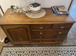 Grosse Kommode + kleine mit Spiegel (Vintage-Stil)