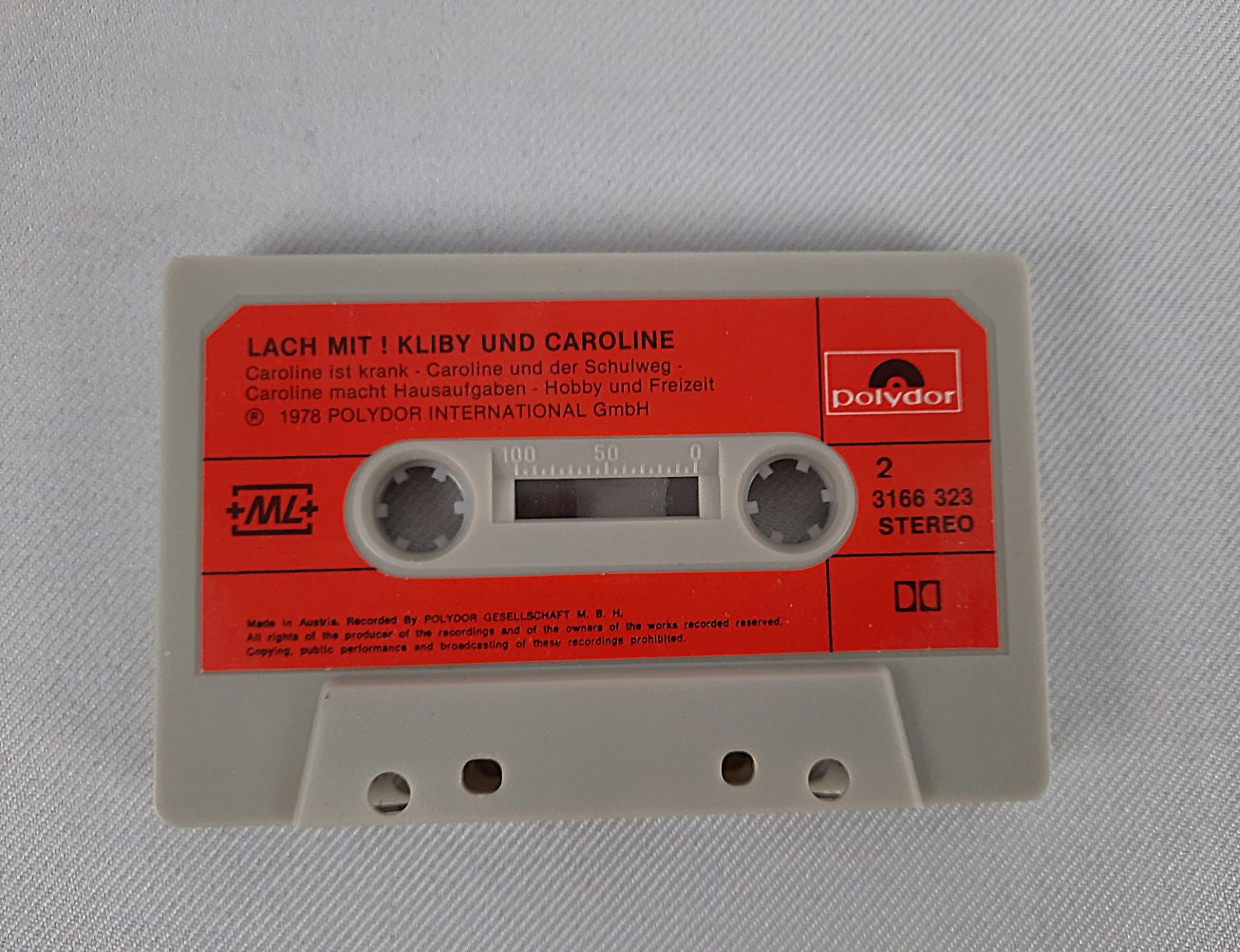 Musicassette: Kassette KLIBY + CAROLINE (Lach mit) – Usato da Beinwil am See venduto da Restwert_Beinwil 2