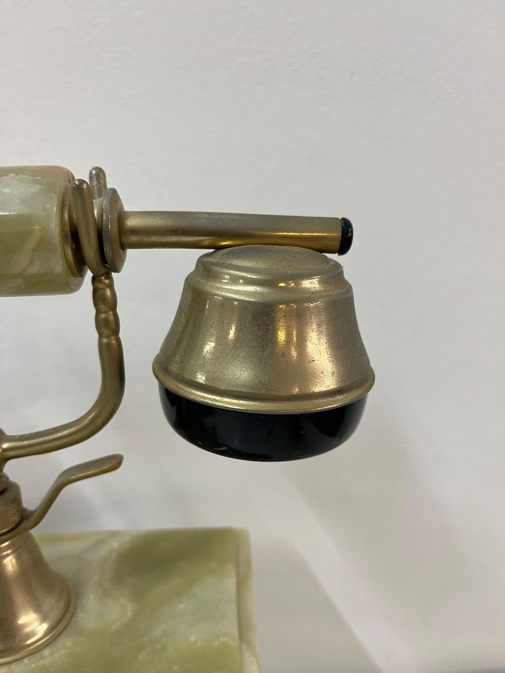 Telefoni: Grünes Onyx & Messing Telefon mit Wählscheibe – Usato da Zürich venduto da Levelart 5