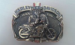 HarleyDavidson I Want You Gürtelschnalle