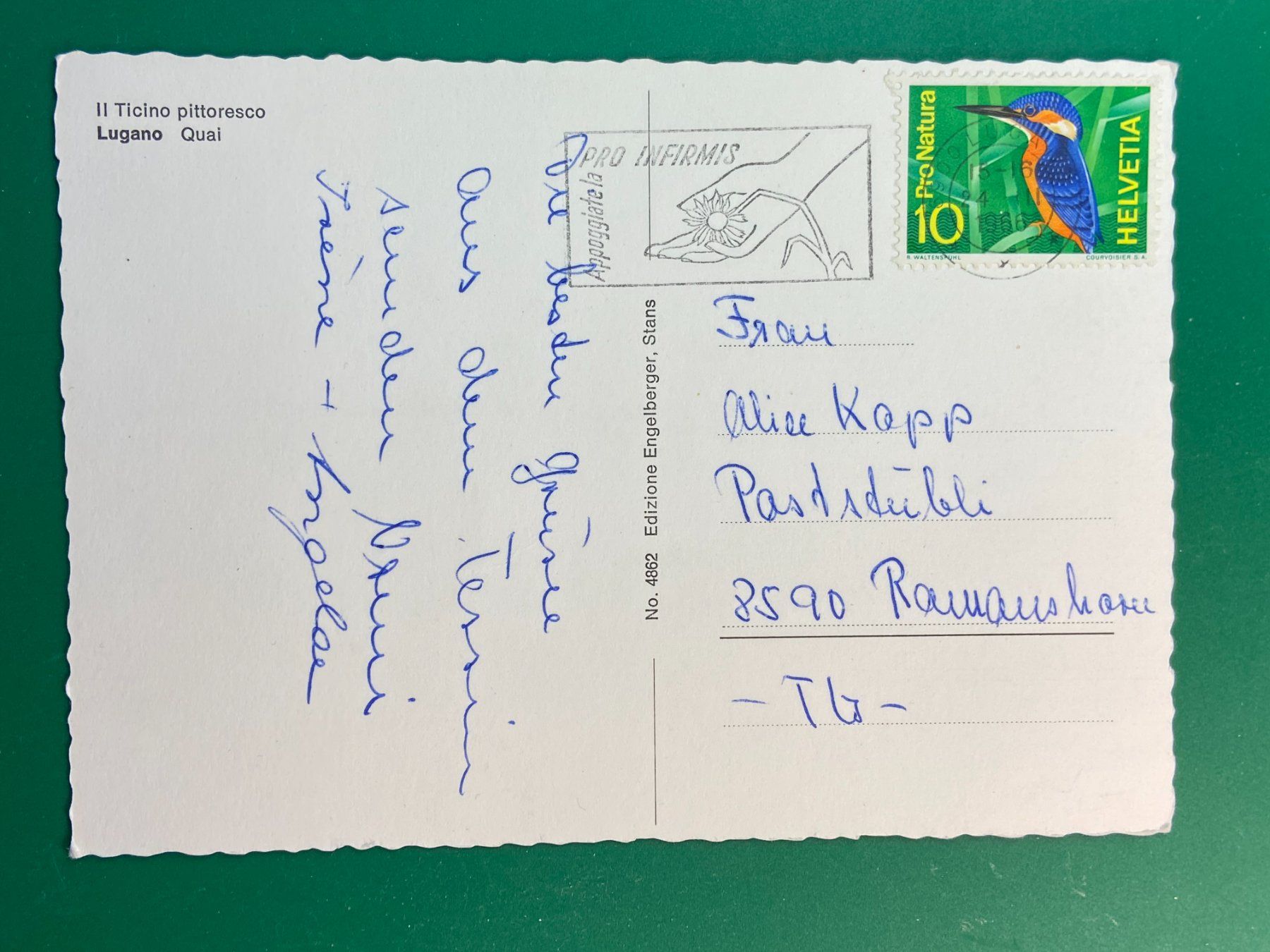 Cartes postales: Lugano - Quai – D'occasion à Steg VS par danwer74 1