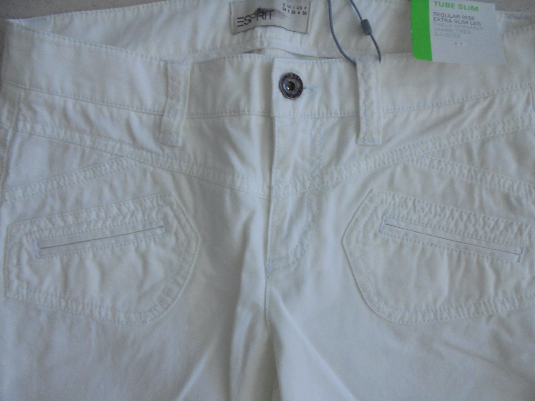 Esprit Pantaloni: ESPRIT CAPRI HOSE DAMEN GR.34 NEU – Nuovo (secondo la descrizione) da Rotkreuz venduto da Samballi 1