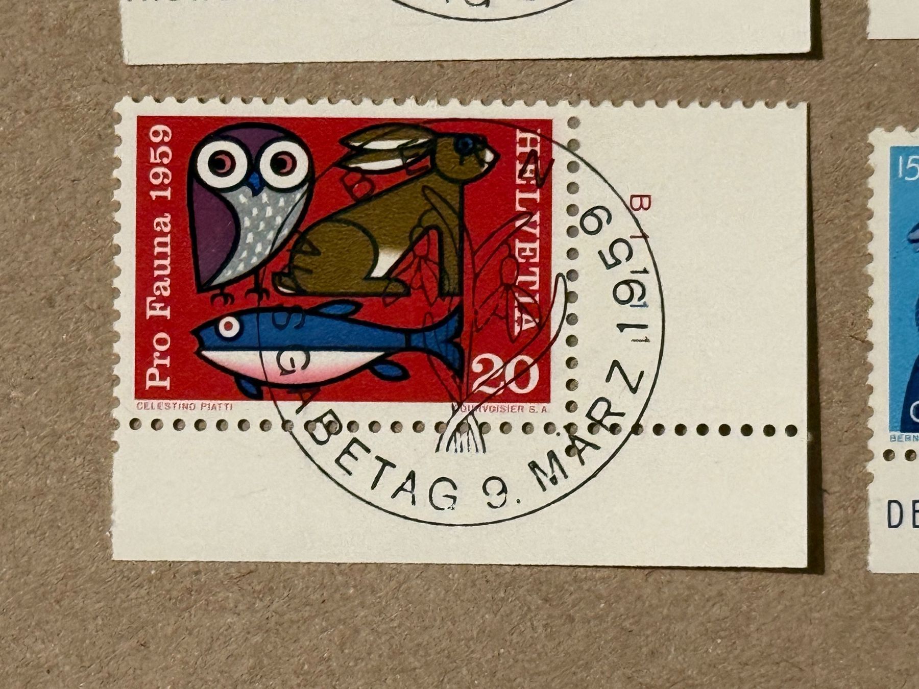 Tutti i francobolli: 343-346, ET Voll – Usato da Aarau venduto da hilde47 3