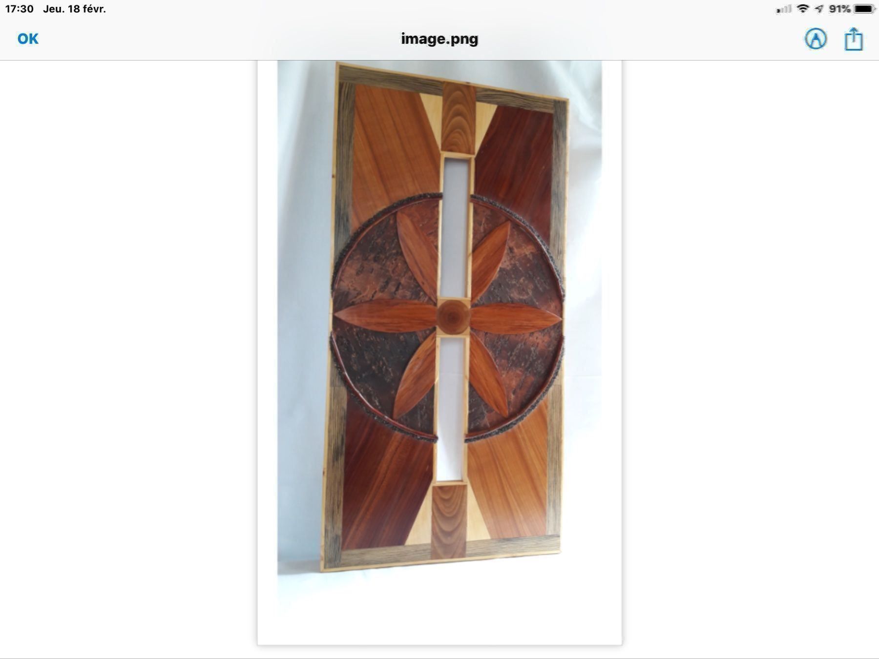 Articoli in legno: Sculpture Ph. Blanchet  40x95 cm, bois – Nuovo e nell'imballaggio originale da DUGNY (-Leytron) venduto da Rdeny 3