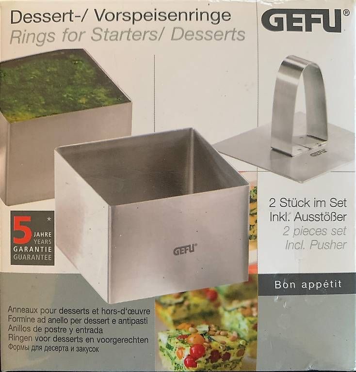 Elettrodomestici da cucina: Dessert- /Vorspeisenringe – Nuovo e nell'imballaggio originale da Winterthur venduto da UGRO 1