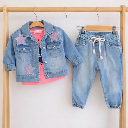 Mädchen Set 3 teilg BaumwolleNeu gr80