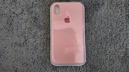 Coque d’iPhone XR rose en silicone